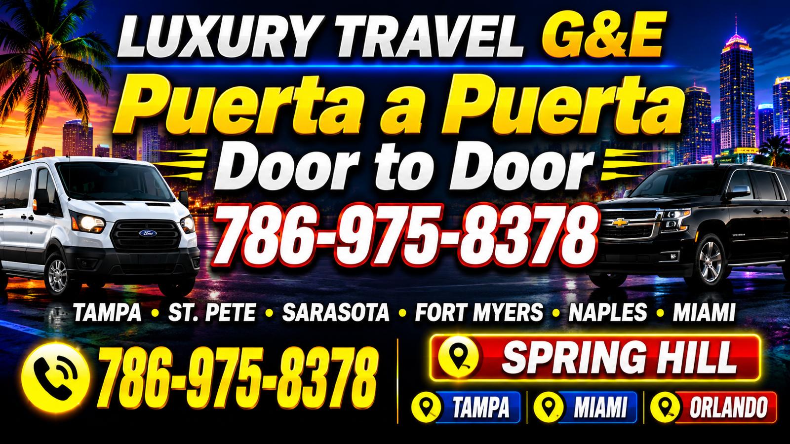 Luxury Travel G&E — Transporte Puerta a Puerta